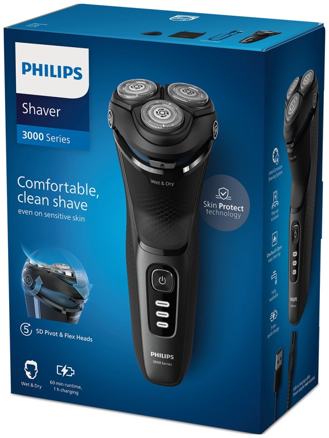 Электробритва Philips S3244/12, черный фото 4