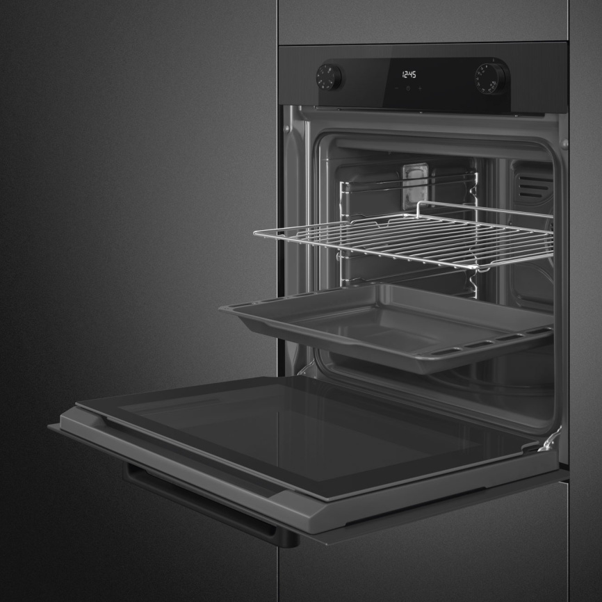 Встраиваемый духовой шкаф SMEG SF6200TB фото 4