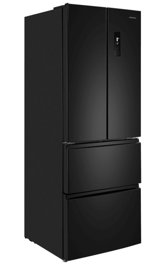 Многокамерный холодильник Maunfeld MFF180NFBE01 No frost, черный фото 3