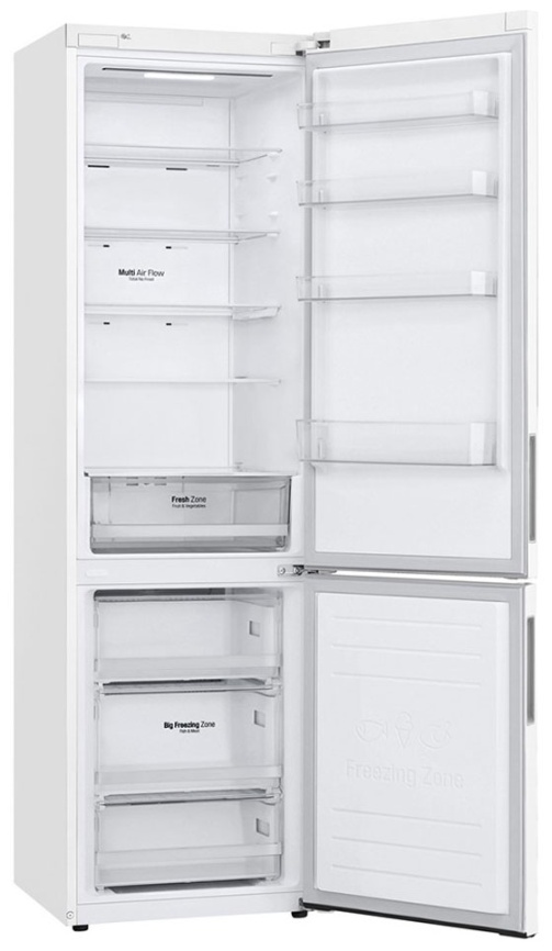 Двухкамерный холодильник LG GA-B 509 CQSL No frost, белый фото 7