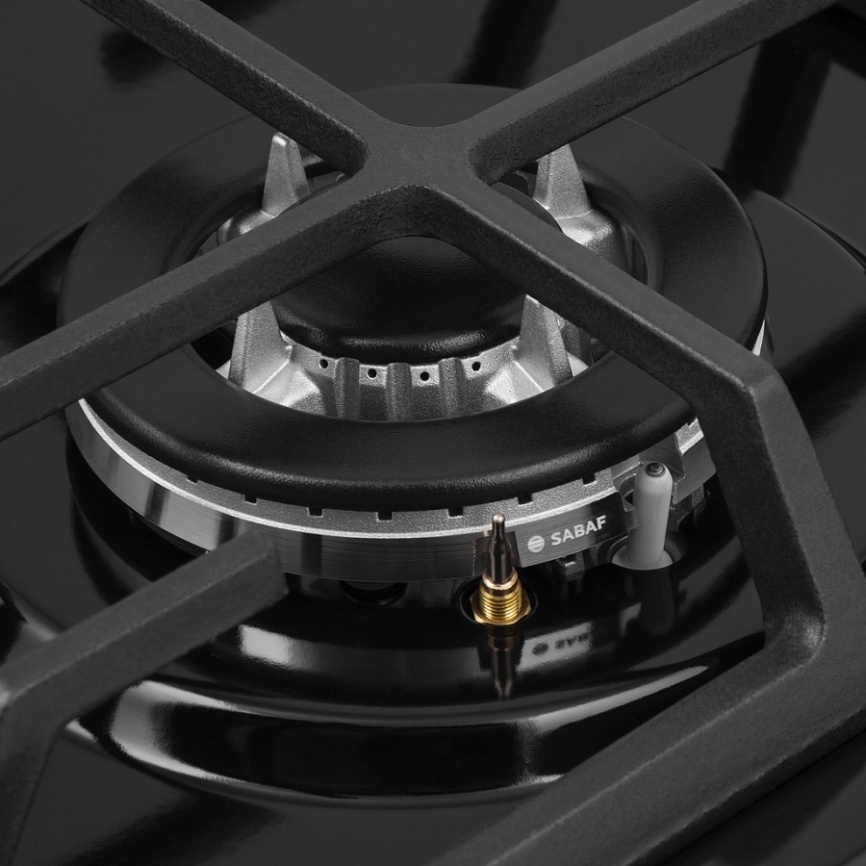 Газовая варочная панель Maunfeld EGHE.32.63CB/G 32 см, 2 конфорки электроподжиг газконтроль, черный фото 10