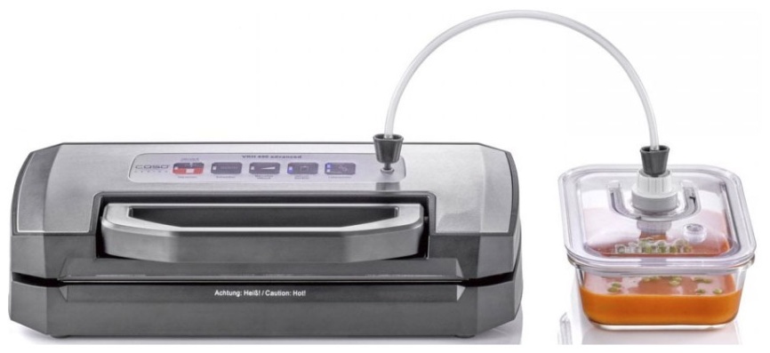 Вакуумный упаковщик Caso VRH 490, 110 Вт, импульсный режим, электронное управление фото 4