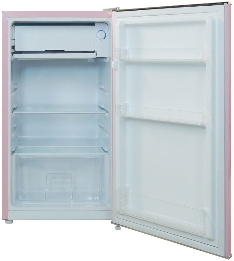 Однокамерный холодильник Ascoli ADFRD90, розовый фото 3