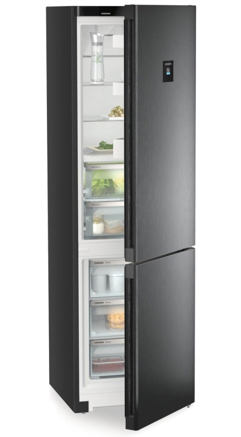 Двухкамерный холодильник Liebherr CBNbdc 573i-22 001 BioFresh No frost, черный фото 5