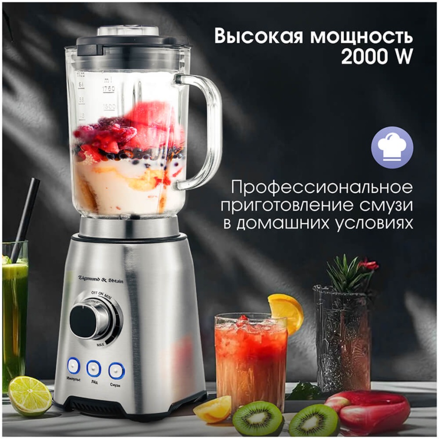 Блендер стационарный Zigmund & Shtain BS-444 D фото 4