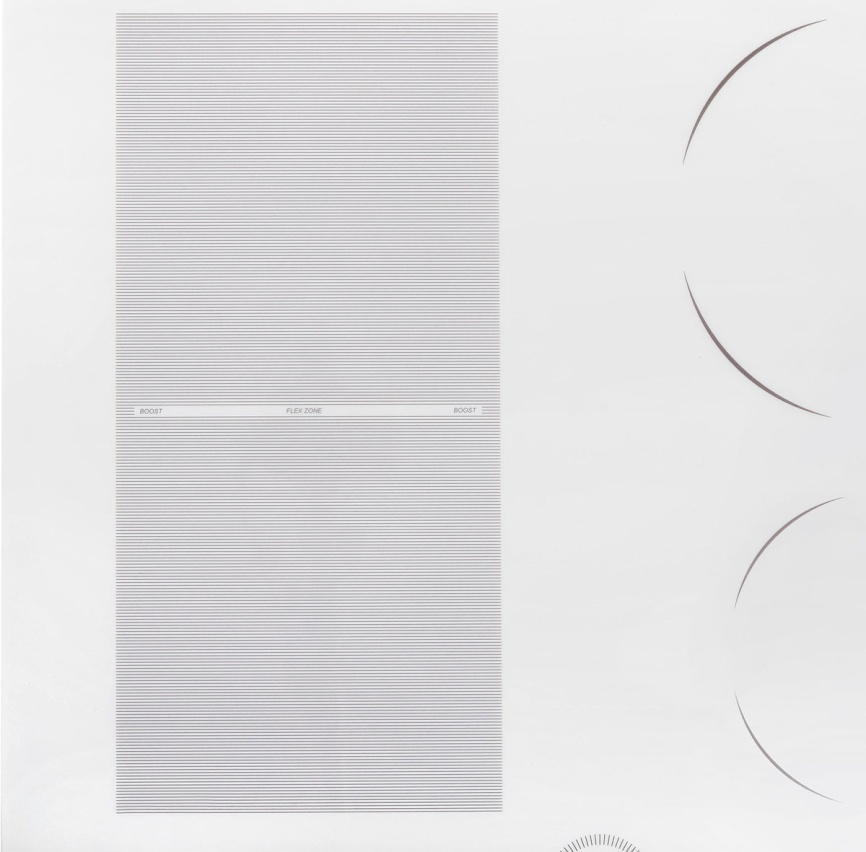 Электрическая варочная панель Hiberg i-MS 6049 W 59 см, 4 конфорки стеклокерамика, белый фото 5