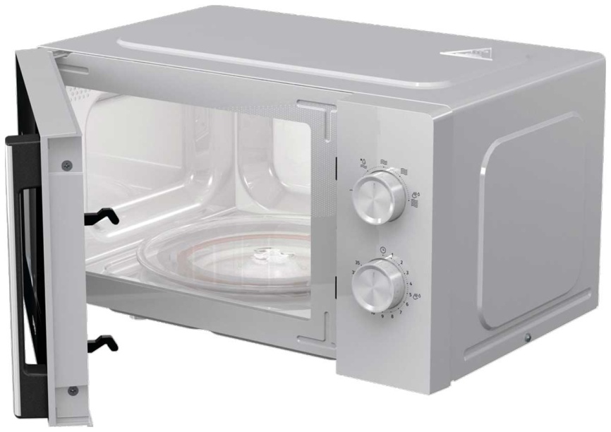Микроволновая печь - СВЧ Gorenje MO20E1WH (740248) белый фото 3