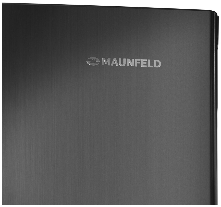 Холодильник Side-by-Side Maunfeld MFF177NFSE No frost, серый металлик фото 8