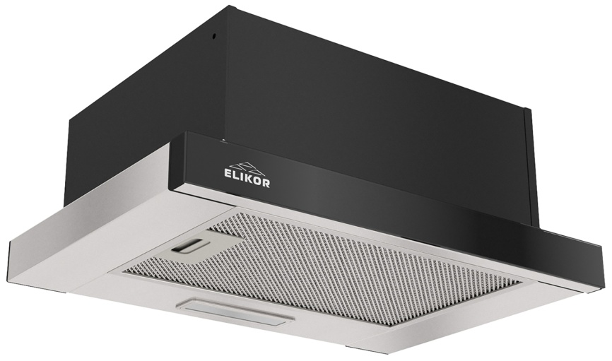 Вытяжка Elikor Интегра GLASS 45Н-400-В2Д КВ II М-400-45-247 нерж./стекло черное фото 1