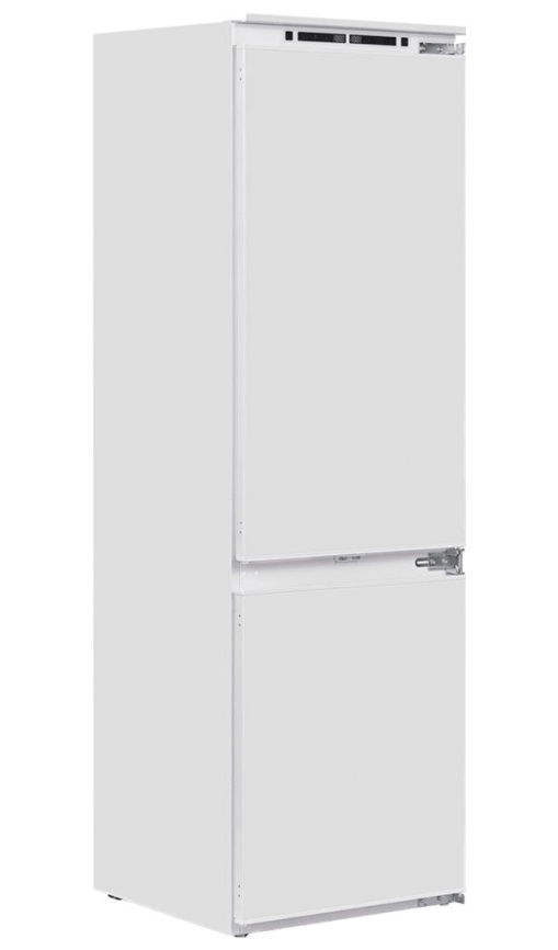 Встраиваемый двухкамерный холодильник Maunfeld MBF177NFWHGR Inverter No frost, белый фото 3