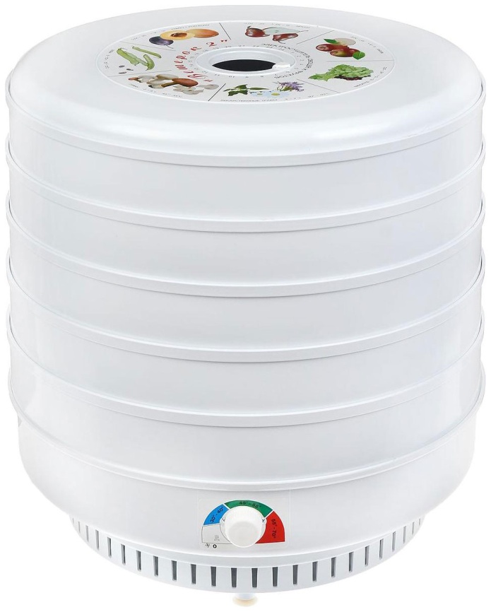 Сушилка для овощей Ветерок 2 5 поддонов белая (ЭСОФ-0.6/220) фото 1