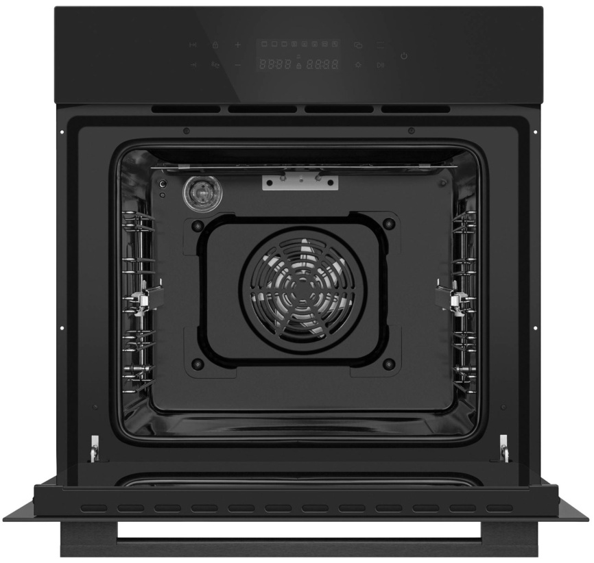 Электрический духовой шкаф Meferi MEO6010BK MATT ULTRA 59 см, 65 л, гриль и конвекция, черный матовый фото 2
