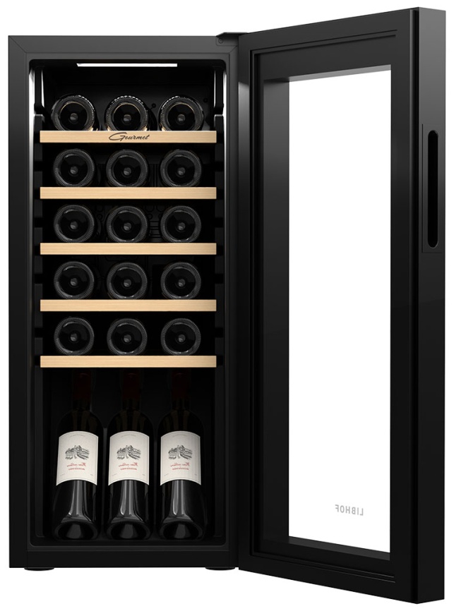 Винный шкаф Libhof GM-18 black фото 3