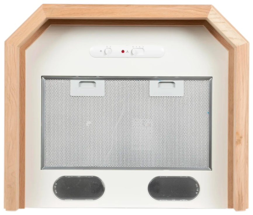 Вытяжка Elikor Пергола 60П-650-П3Л, бежевый/дуб неокрашенный съемное фото 3