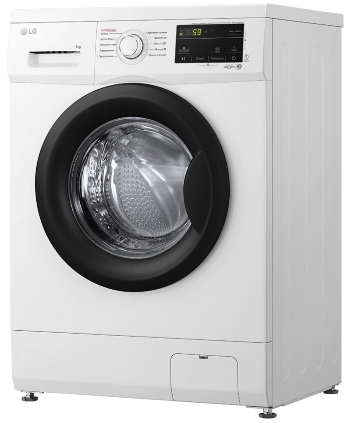 Стиральная машина LG F2J3HS8W автомат 7 кг, белый фото 9