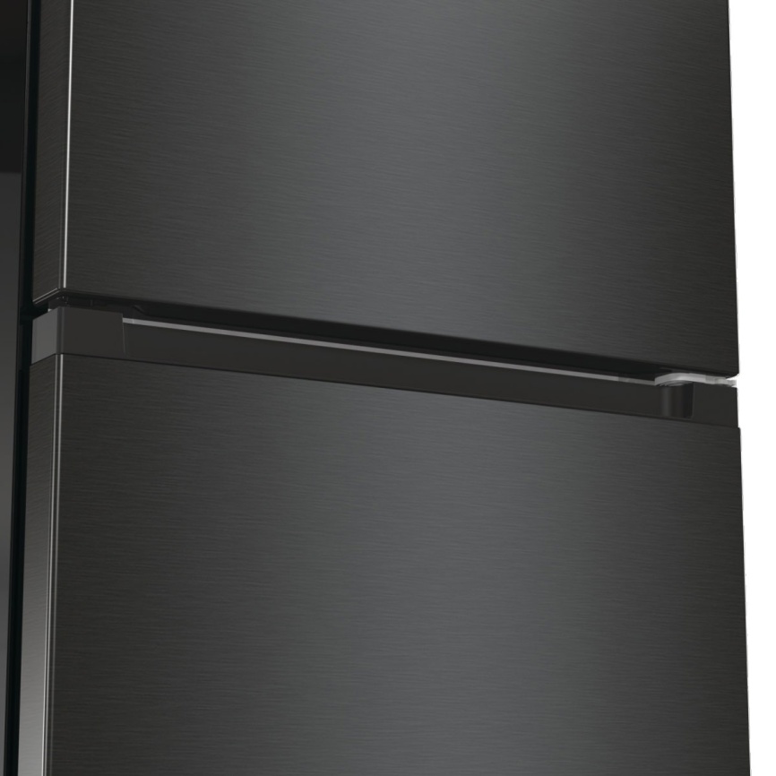 Двухкамерный холодильник Gorenje NRK6202EBXL4 No frost, черный фото 16