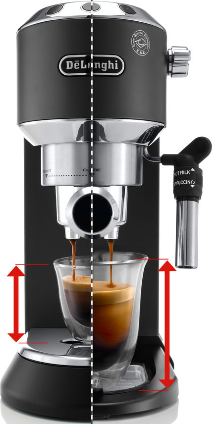 Кофеварка De’Longhi EC 685.BK, рожковая, съемный поддон, черная фото 7
