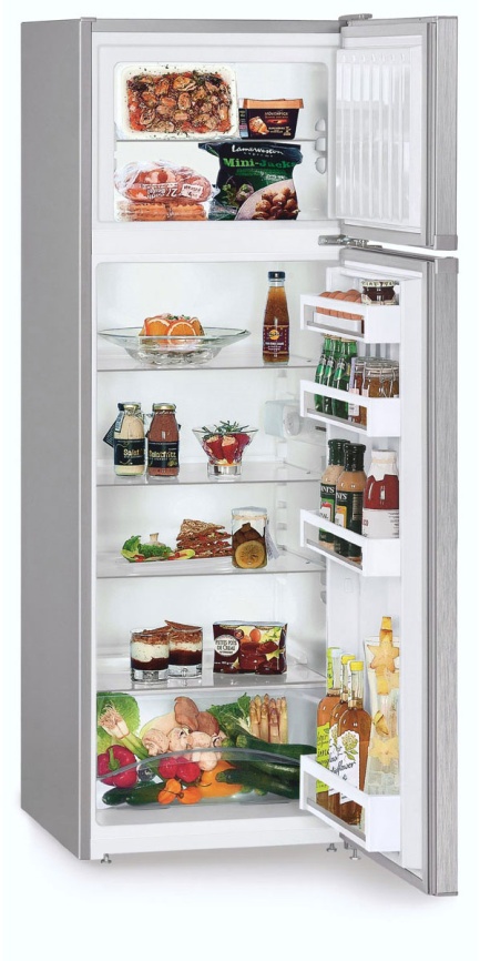 Двухкамерный холодильник Liebherr CTele 2931-26 001, серебристый фото 2