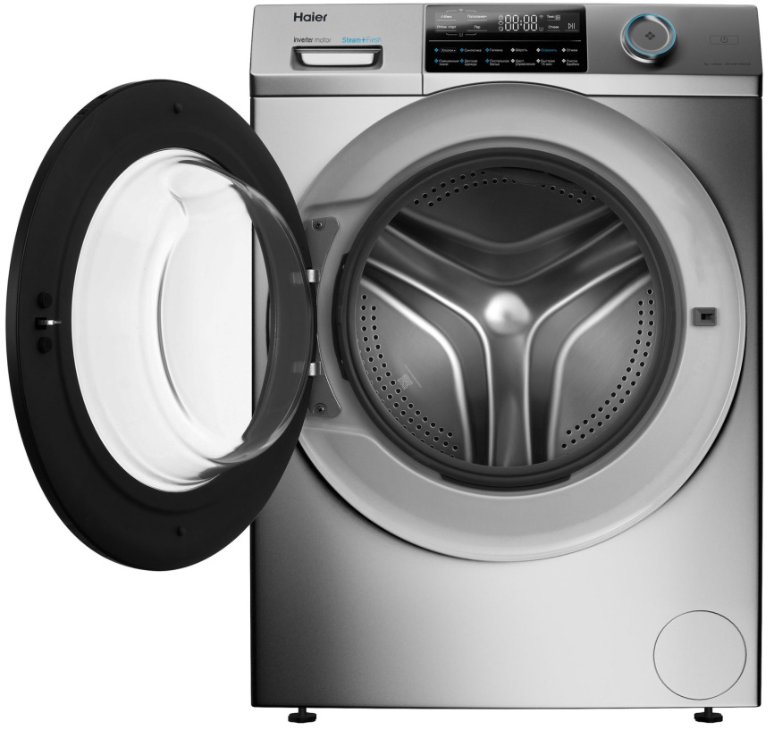 Стиральная машина Haier HW70-BP12969ASE 7 кг, серебристый фото 3