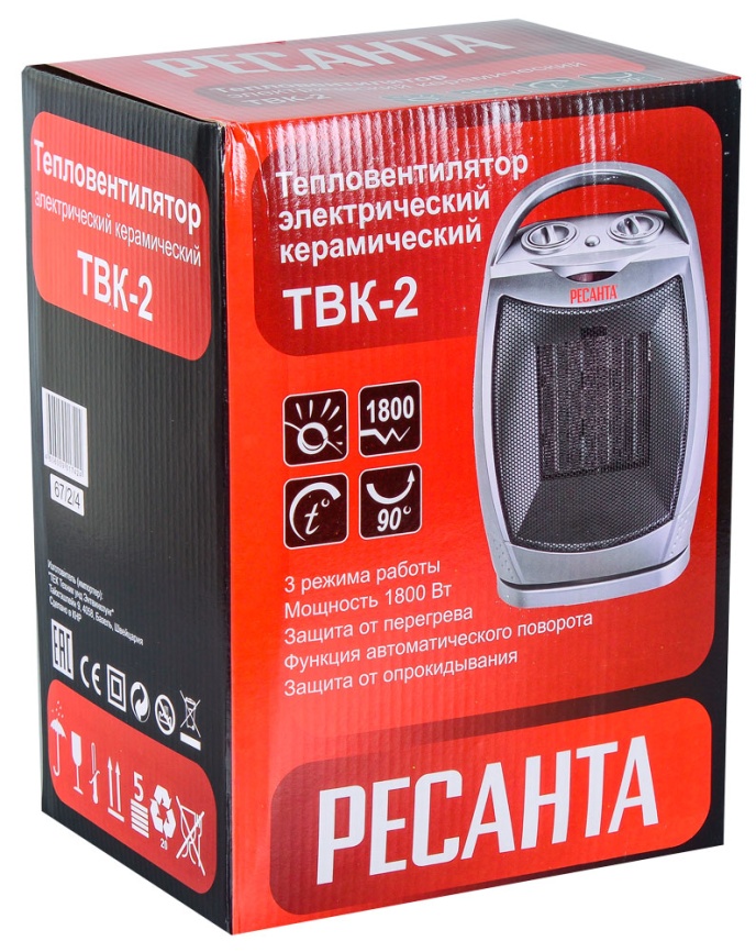 Тепловентилятор Ресанта ТВК-2 фото 6