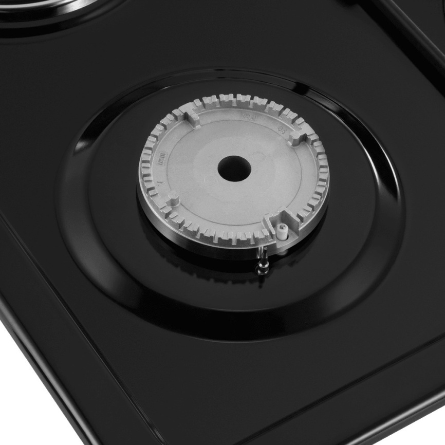 Комбинированная варочная панель Maunfeld EEHE.64.5EB/KG 59 см, 4 конфорки, черный фото 8