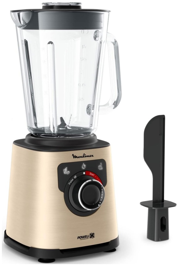 Блендер стационарный Moulinex Perfect Mix+ LM871A10, песочный/черный фото 1