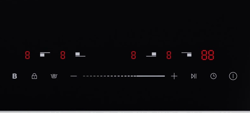 Электрическая варочная панель Haier HHY-Y64TVAB 59 см, 4 конфорки стеклокерамика, черный фото 2
