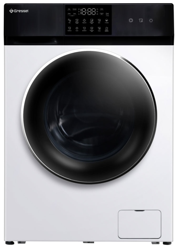 Стиральная машина с сушкой Gressel UWS602 11 кг, белый фото 1