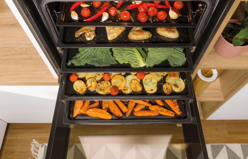 Электрический духовой шкаф Gorenje BPS6737E14BG 59 см, 77 л, гриль и конвекция, черный фото 10