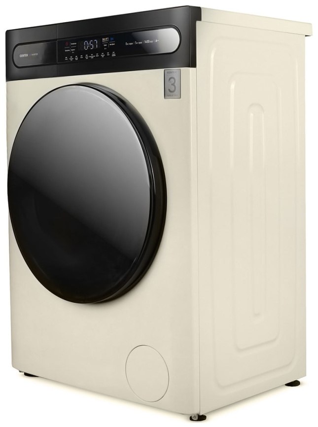 Стиральная машина с сушкой Centek CT-1958 автомат 8 кг, бежевый фото 3