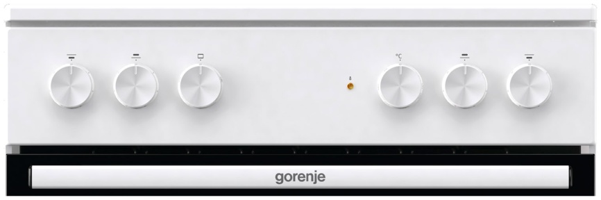 Электроплита Gorenje GEC6A11WG 60 см, 4 конфорки, белый фото 2