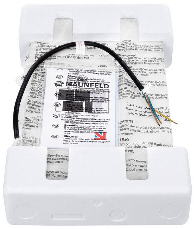 Электрическая варочная панель Maunfeld EVI.292-WH 28 см, 2 конфорки стеклокерамика, белый фото 9