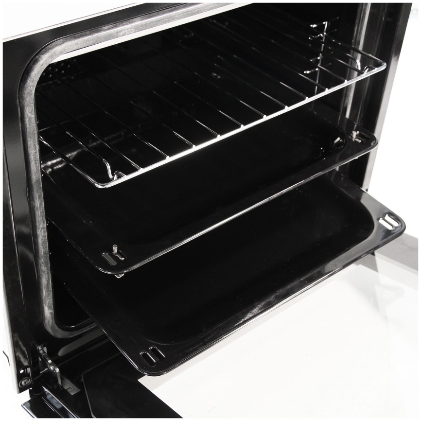 Электрический духовой шкаф De luxe 6009.05эшв-069 59 см, 64 л гриль конвекция, белый фото 4