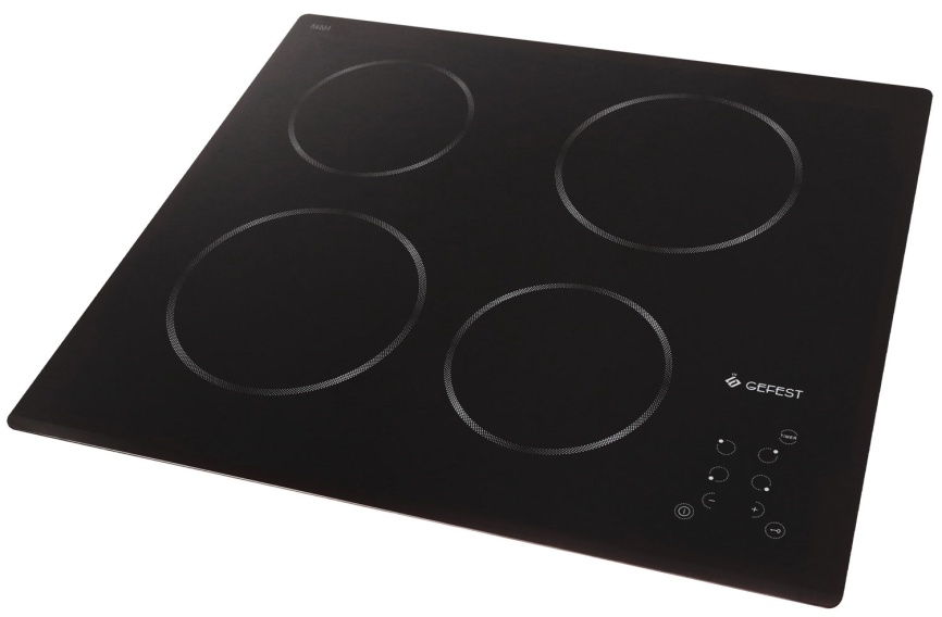 Электрическая варочная панель Gefest ЭС В СН 4231 К11 59 см, 4 конфорки стеклокерамика, черный фото 3