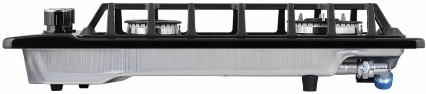 Газовая варочная панель Maunfeld EGHE.32.63CB/G 32 см, 2 конфорки электроподжиг газконтроль, черный фото 12