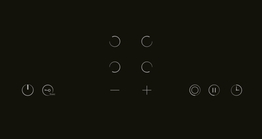 Электрическая варочная панель LEX EVH 641A BL 59 см, 4 конфорки стеклокерамика, черный фото 2