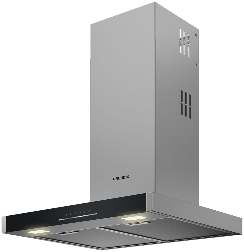 Вытяжка Grundig GDKP2464BBSC, сенсорное управление, 710м3/ч, черная фото 2