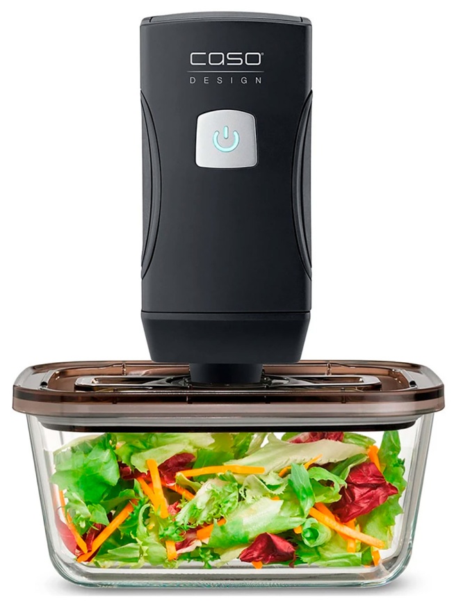 Вакууматор  Caso Vacu OneTouch Pro Set, 12 л/мин, 15 вакуумных пакетов, черный фото 3