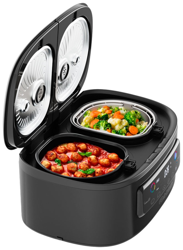 Мультиварка Garlyn MR-Duo 10, две чаши, 14 программ, отсрочка старта, черный фото 6