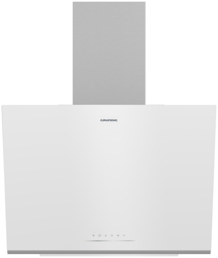 Вытяжка Grundig GDSP2464BWSC, электронное управление, 720м /ч, наклонная, пристенная установка фото 1