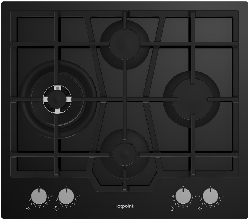 Газовая варочная панель Hotpoint HGS 62FD/BK фото 1
