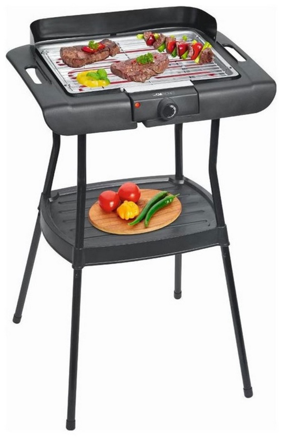Барбекю Clatronic BQS 3508 schwarz, мощность 2000 Вт, защита от ветра фото 1