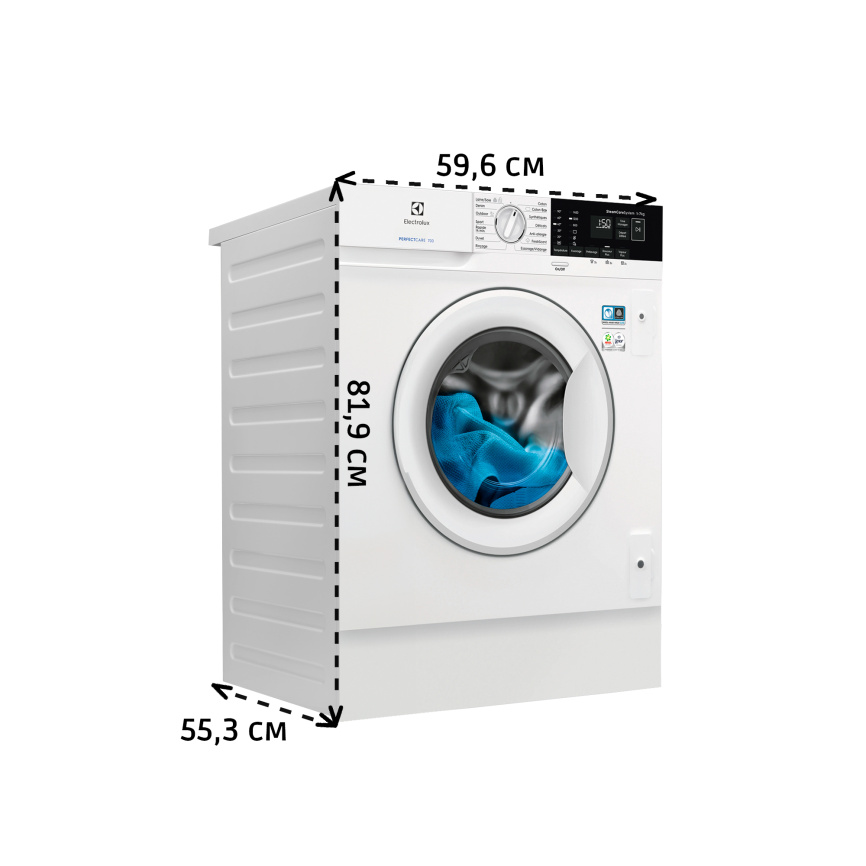 Встраиваемая стиральная машина ELECTROLUX ELECTROLUX EWN7F447WI фото 6