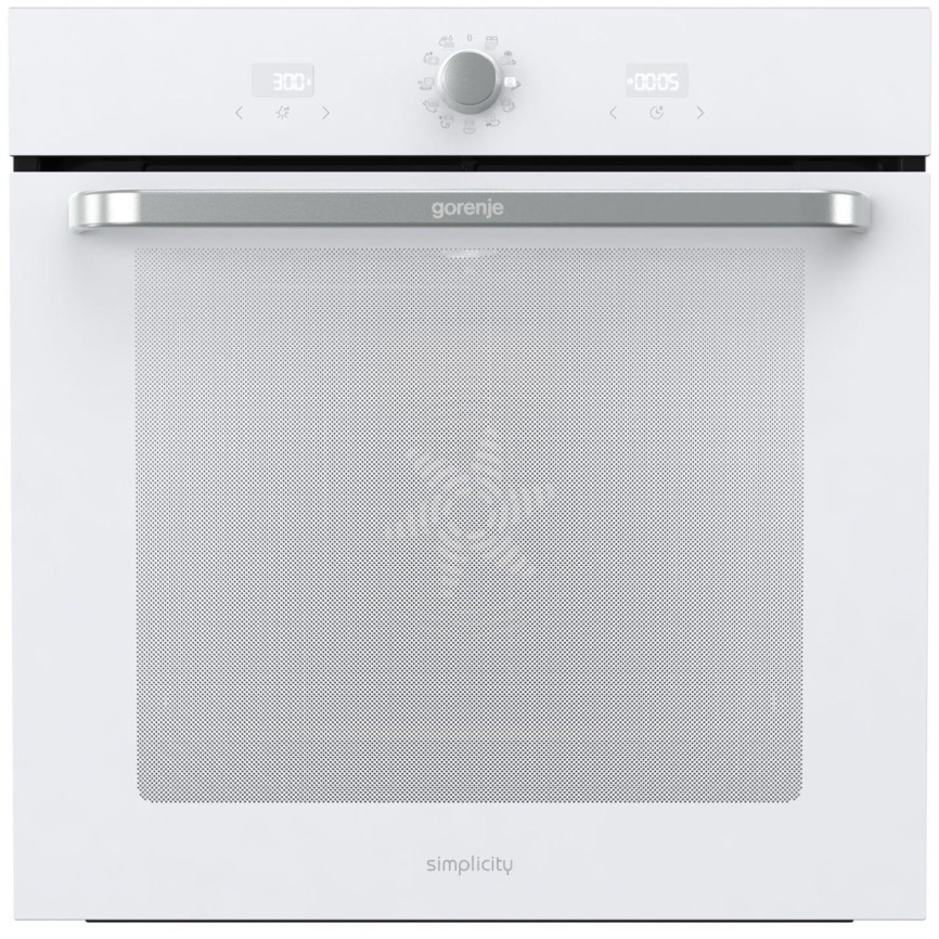 Электрический духовой шкаф Gorenje BOS6737SYW 59 см, 77 л конвекция, белый фото 1