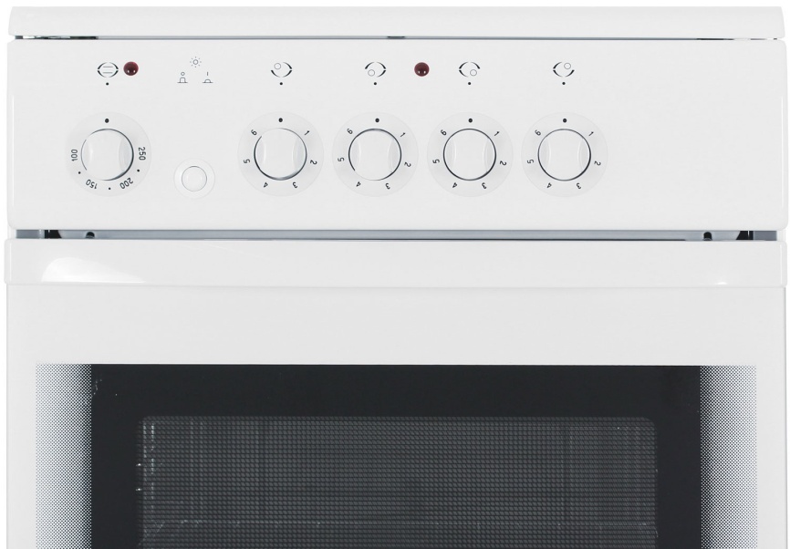 Электроплита De luxe 506004.04 эс 50 см, 54 л, 4 конфорки, белый фото 5