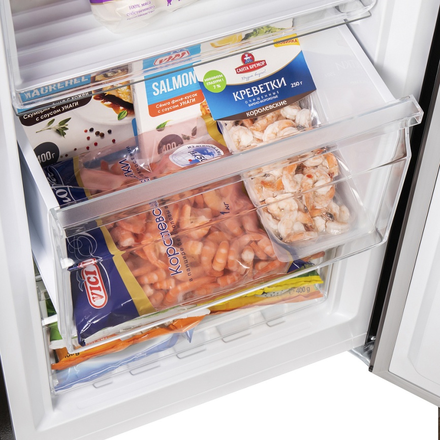 Морозильник Maunfeld MFFR170SB No Frost A+ 228 л, белый фото 7