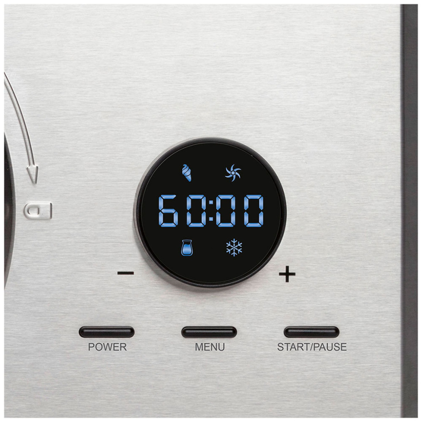 Мороженица Profi Cook PC-ICM 1268 inox, таймер, объем 1,5 л, нержавеющая сталь фото 4