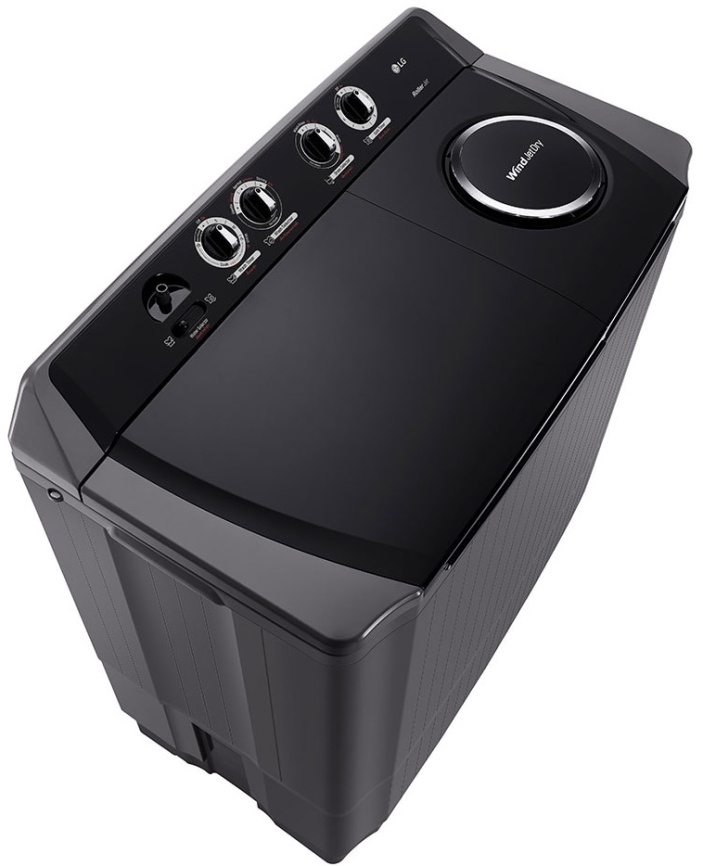 Активаторная стиральная машина LG P861RONT 7 кг, графит фото 3