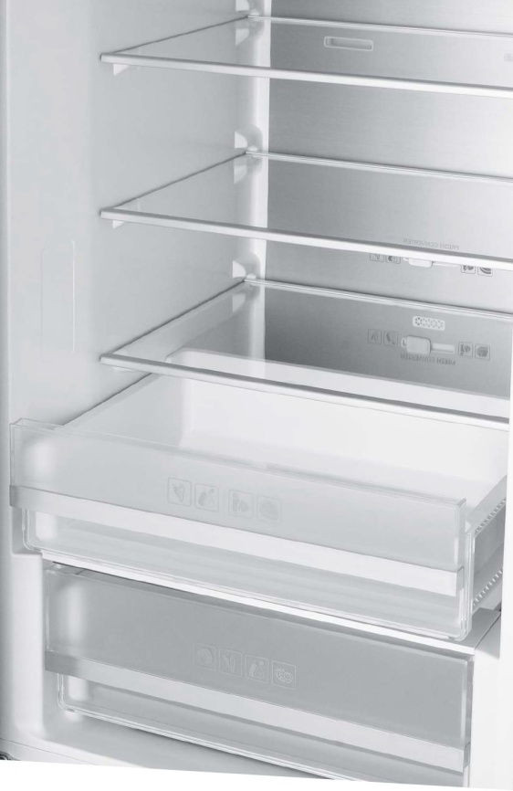 Двухкамерный холодильник Esperanza C38NFID W фото 4