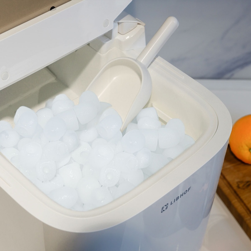 Льдогенератор Libhof Льдогенератор компрессорный Libhof IM-215 150 Вт, 1,5л, белый фото 6